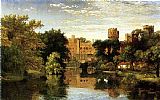 Jasper Francis Cropsey Warwick Castle, England painting